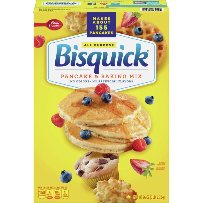 Bisquick pancake nutrition facts