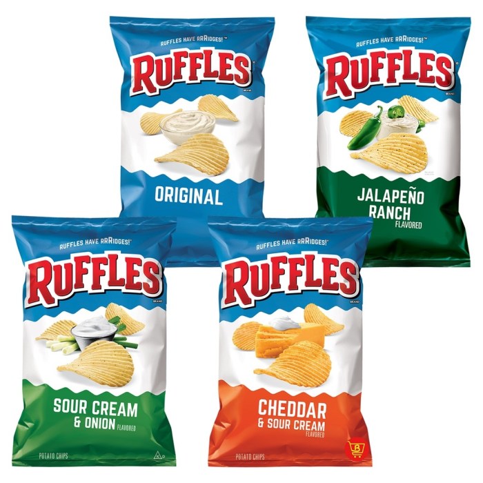 Ruffles sour cream and cheddar nutrition facts