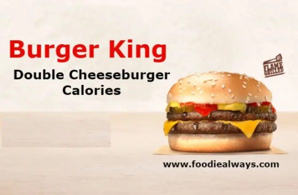 Burger king double cheeseburger nutrition facts