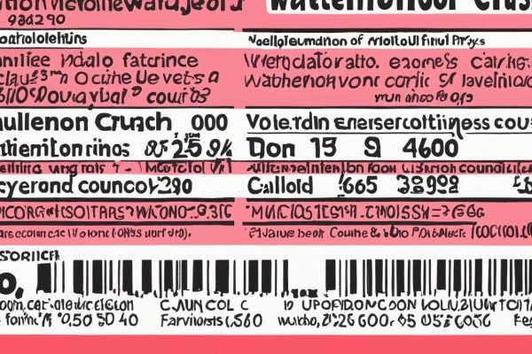 Monaco watermelon crush nutrition facts