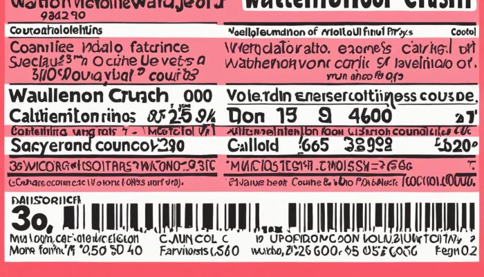 Monaco watermelon crush nutrition facts