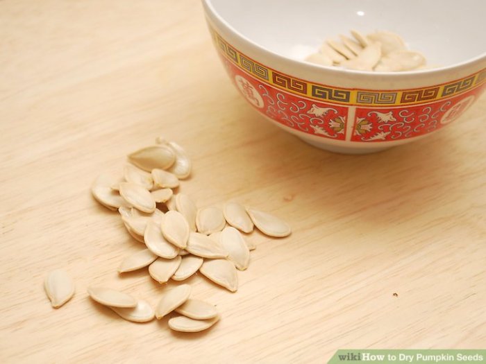 How to dry pumpkin seeds for planting